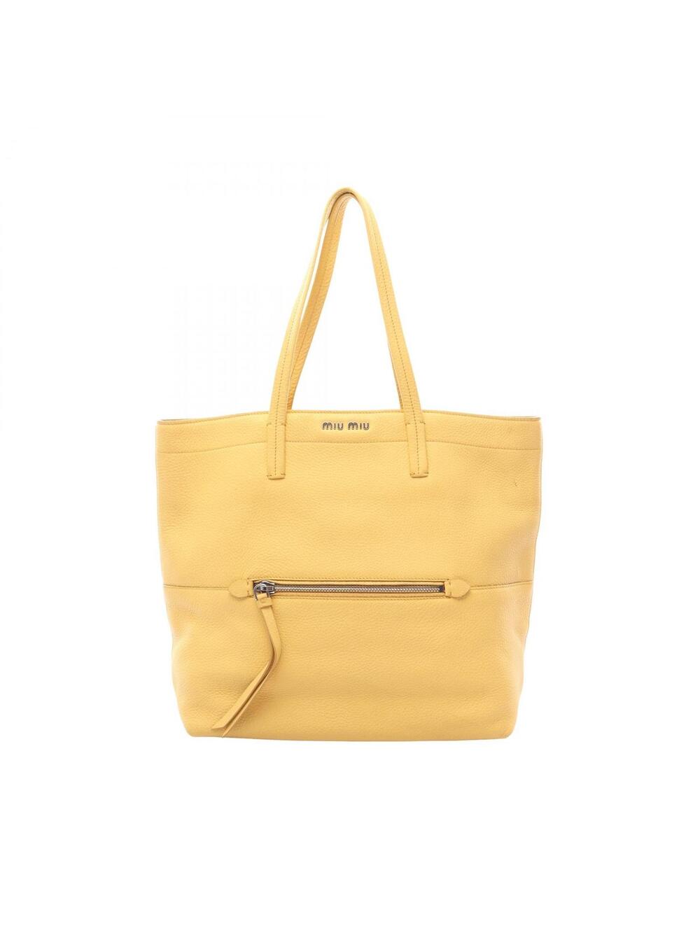Miu Shoulder Tote Bag Leather #284734M51B